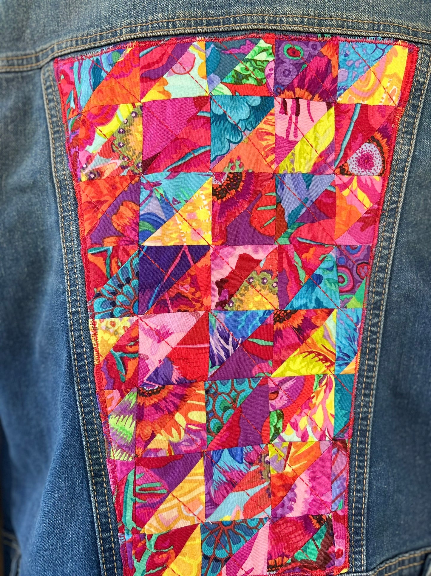 Wax Jean - Women's Large - Half Square Triangles