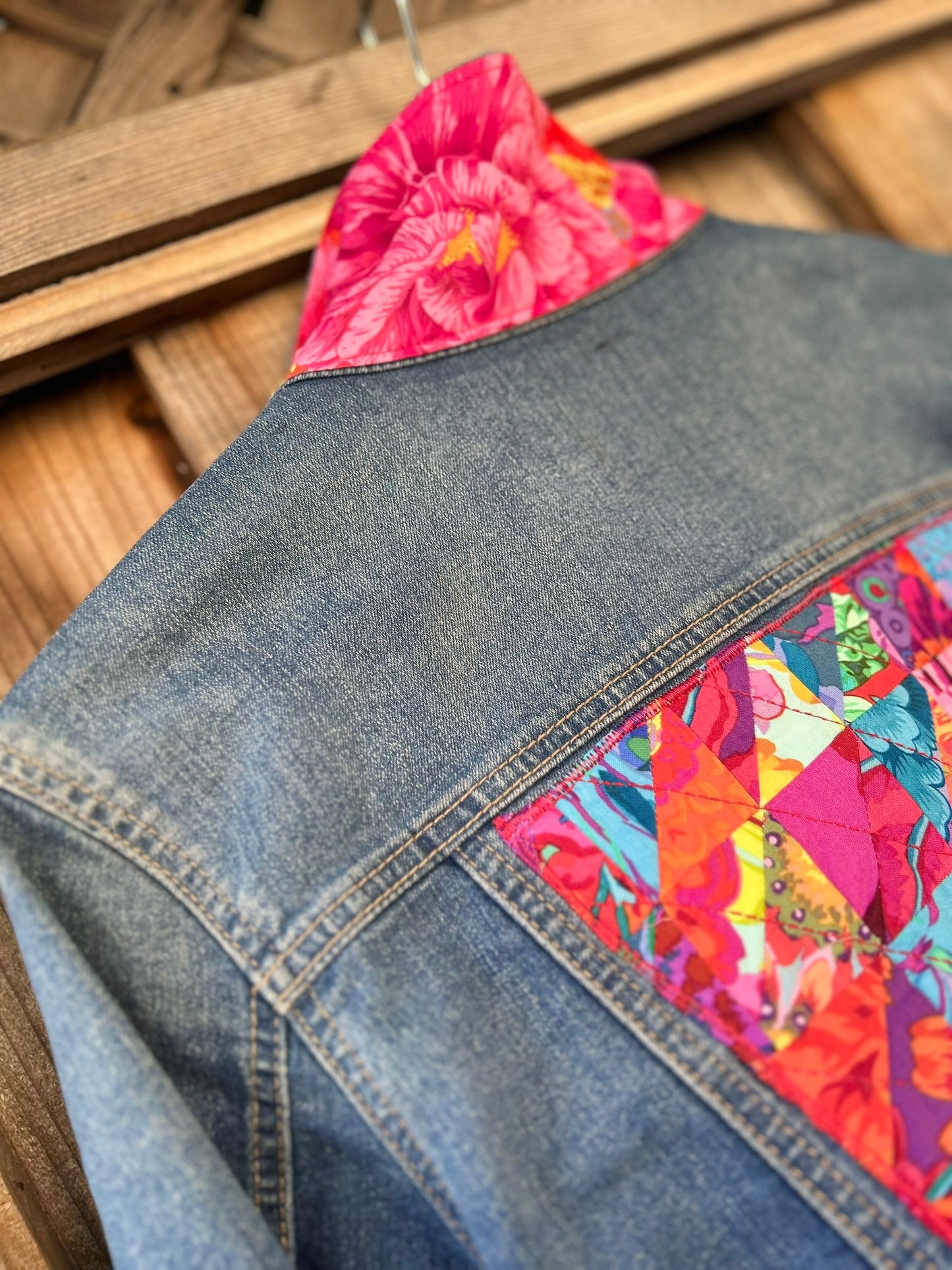 Wax Jean - Women's Large - Half Square Triangles
