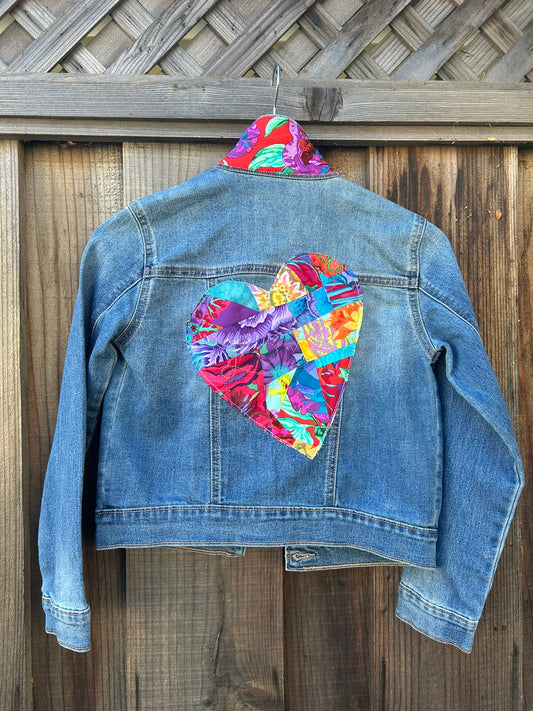 OLD NAVY - Size Child's 10/12 - Patchworked Heart